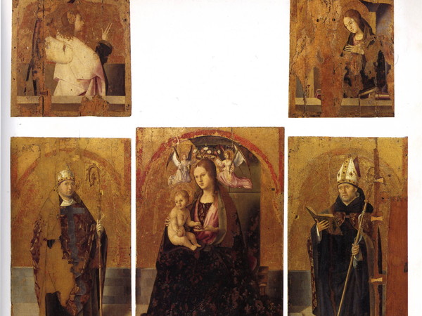 Antonello da Messina, Polittico di San Gregorio, 1473. Provenienza: Messina, Monastero di Santa Maria extra moenia. Messina, Museo Regionale