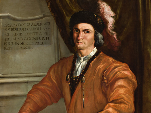 Giovanni Antonio Burrini (Bologna 1656 - 1727), Ritratto di Cavazzocco Albergati, Olio su tela, Provenienza: Villa Albergati, Zola Predosa, 2014