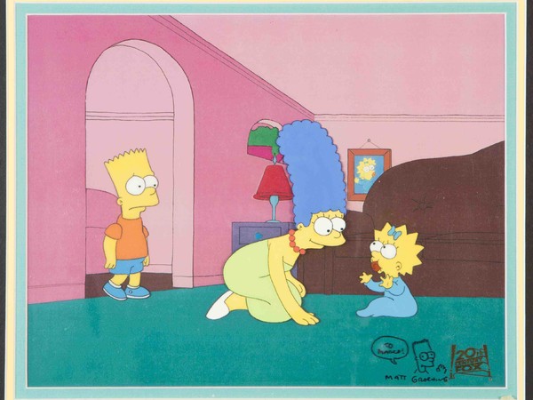 Matt Groening, The Simpons, Bart, Marge, Maggie