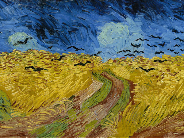 Vincent Van Gogh, Campo di grano con volo di corvi, Olio su tela, 1890, Amsterdam, Van Gogh Museum 