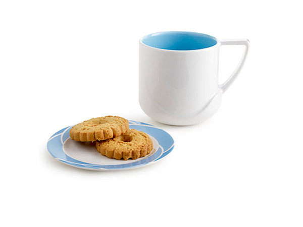 Cini Boeri, mug e piatto biscotti