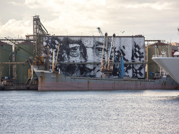 Vhils, Waterfront, Catania