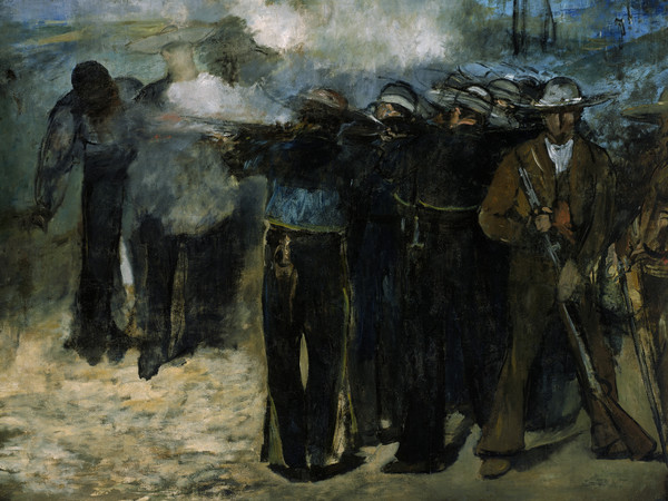 Édouard Manet, <em>L’esecuzione dell’imperatore Massimiliano</em>, 1867-68, Olio su tela, 284 x 193 cm