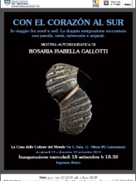 Rosaria Gallotti. Con el corazon al sur, Casa delle culture del mondo, Milano