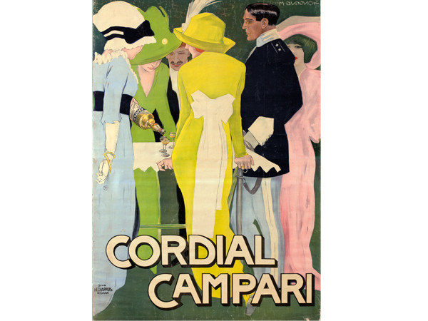 Marcello Dudovich, Dame e ufficiali, 1913, Galleria Campari, Sesto San Giovanni (MI)