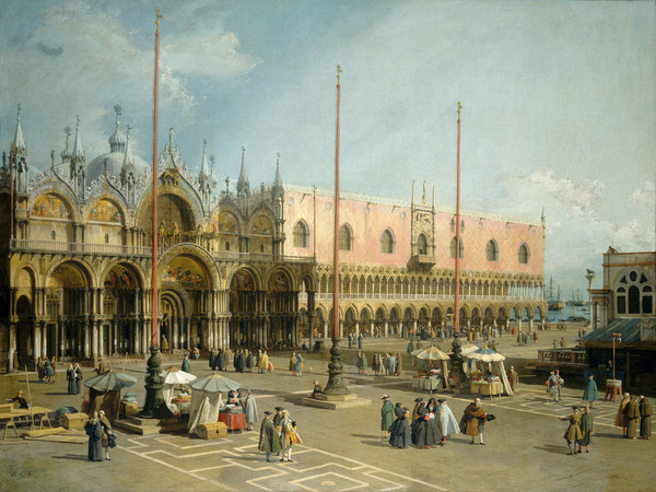 Antonio Canal detto Canaletto, Piazza San Marco verso Est, Olio su tela, 153 x 115 cm, Washington, National Gallery of Art