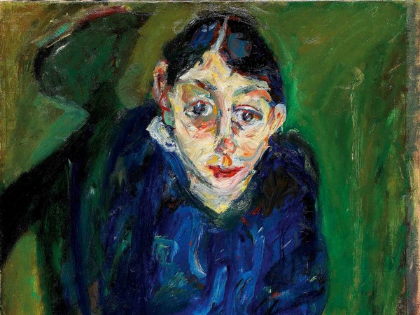 Chaïm Soutine (Smilovitchi, 1893 − Paris,1943), La Folle, 1919 circa, Olio su tela, 65.1 x 87 cm, Collezione Jonas Netter