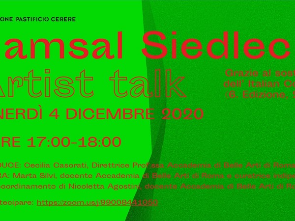 <em>Namsal Siedlecki: Artist Talk</em>
