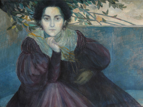 Giovanni Prini, Ritratto della fidanzata Orazia Belsito, 1899, Olio su tela, Collezione privata