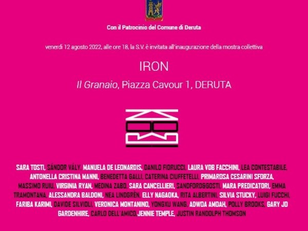 IRON, Il Granaio, Deruta (PG)