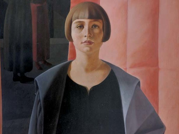 Felice Casorati, Ritratto di Renato Gualino (dettaglio), 1923-1924, olio su compensato. Istituto Matteucci, Viareggio