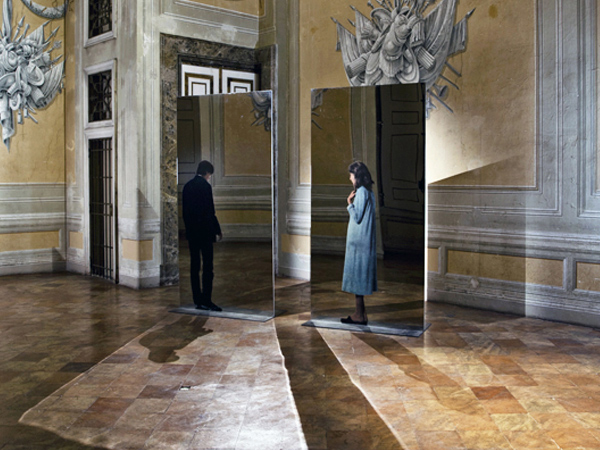 M. Pistoletto, <em>Annunciazione Terrae Motus</em>, Caserta Palazzo Reale, collezione Terrae Motus