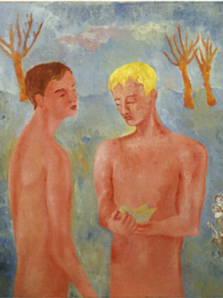 Sassu, I Dioscuri, 1931, olio su tela, cm 70x58 