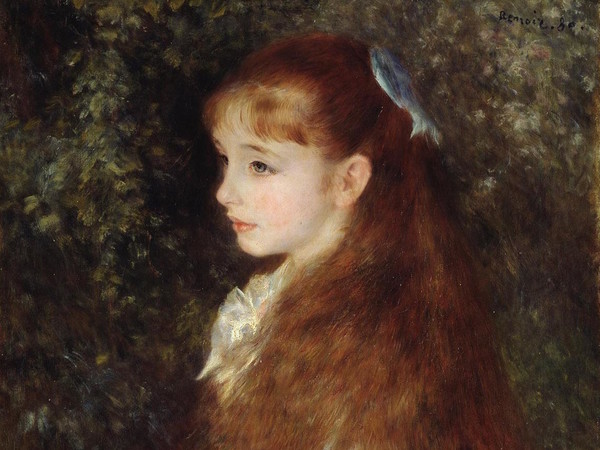 Pierre-Auguste Renoir, Mademoiselle Irène Cahen d'Anvers (La piccola Irene), 1880, olio su tela, 65x54 cm. Stiftung Sammlung E.G. Bührle, Zurigo