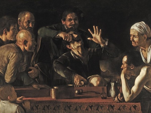 Caravaggio, Il Cavadenti. Firenze, Galleria Palatina. Olio su tela.