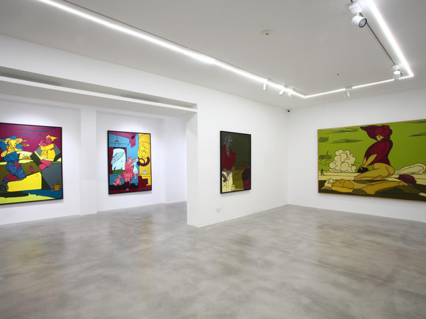 <span>Installation view <em>Valerio Adami. Immagine e pensiero</em>, </span>Dep Art Gallery, Milano