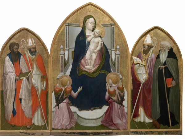 Masaccio, Trittico di San Giovenale, tempera e oro su tavola, 23 aprile 1422. Museo Masaccio d’Arte Sacra, Reggello