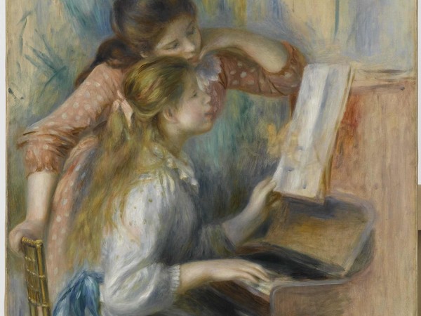Pierre Auguste Renoir, Jeunes filles au piano  © 2024 RMN-Grand Palais / Franck Raux/ Dist. Foto SCALA, Firenze