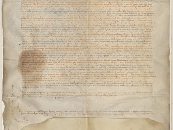 1492. Asolo. Lettera di Caterina Cornaro con sottoscrizione autografa, diretta a Vittore Trevisan priore di San Cipriano di Murano