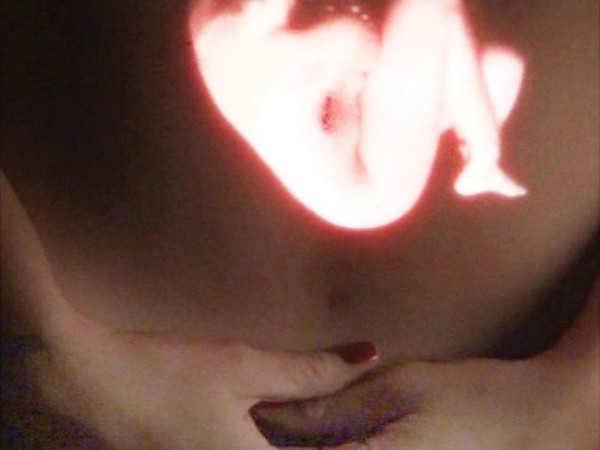 Silvia Celeste Calcagno, Angelica, proiezione su corpo frame da video