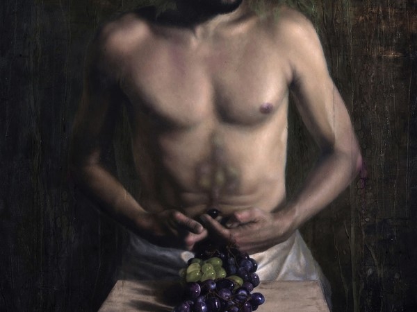 Dioniso Cicadomorpha, olio su tela, 120x80, 2016