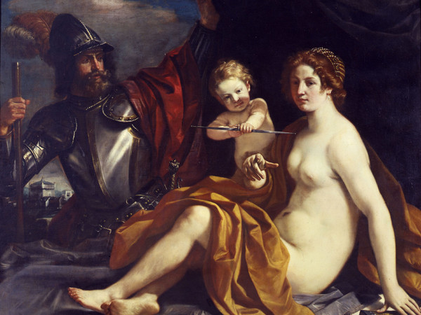 Guercino, <em>Venere, Marte e Amore</em>, 1634, olio su tela, cm. 136x157,5 cm. Galleria Estense, Modena