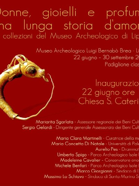 Donne, gioielli e profumi: una lunga storia d’amore.  Le collezioni del Museo archeologico di Lipari
