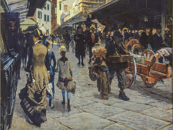 Telemaco Signorini, Ponte Vecchio, 1880, Collezione Mario Borgiotti | Courtesy of Dart - Chiostro del Bramante e Arthemisia Group 2016