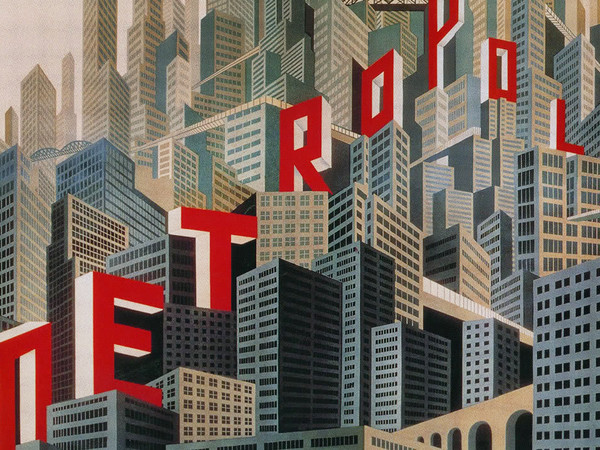 Boris Bilinsky, Film poster for Metropolis, 1927 (part)