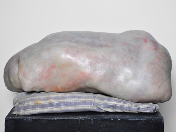 Berlinde De Bruyckere, We Are All Flesh, 2009-2010. Cera, epossidico, ferro e legno, cm. 122 x 65 x 65