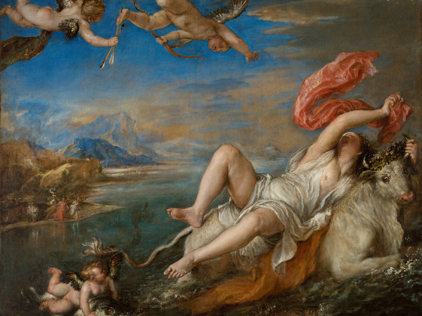 Tiziano Vecellio, Ratto di Europa, 1560-1562, Olio su tela, 205 x 178 cm | © Isabella Stewart Gardner Museum, Boston