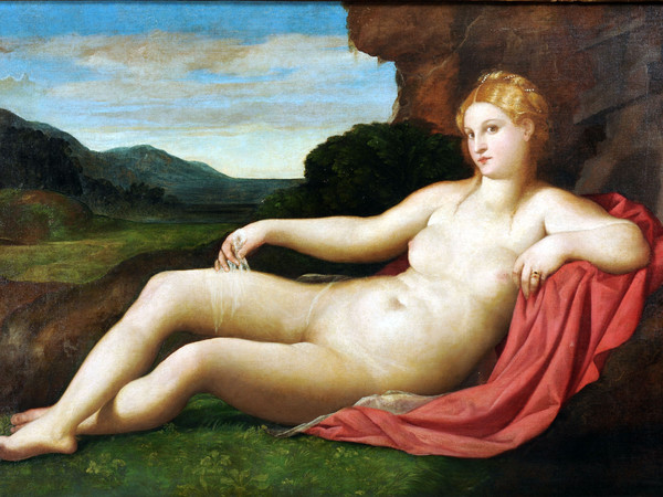 Jacopo Palma il Vecchio, Venere, olio su tela, 1528. Collezione Privata