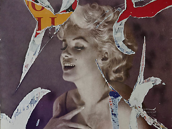 Rotella Decollage, Il profumo di Marilyn, cm 100x70