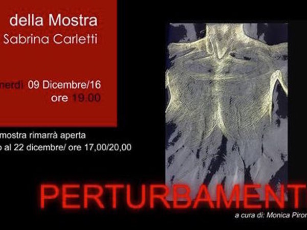 Sabrina Carletti. Perturbamenti