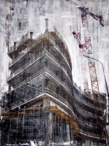 Walter Trecchi, Cantiere LX, 150x110 cm, 2009