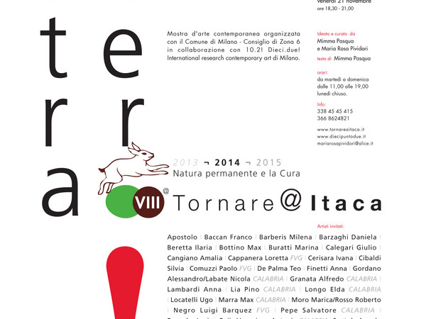 X Terra VIII. Tornare@Itaca, Spazio Ex-Fornace, Milano