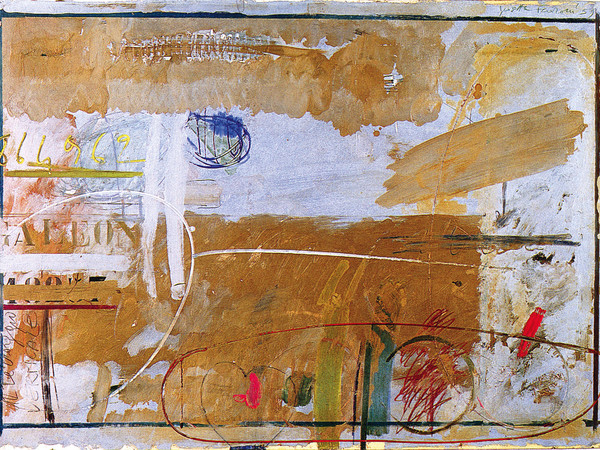 Giosetta Fioroni, Galeon, 1959, matita, pastelli e smalti su carta intelata, 70x100 cm