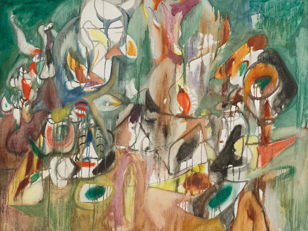 <span>Arshile Gorky, </span><em>One Year the Milkweed</em><span>, 1944, </span><span>oil on canvas, </span><span>94.2x119.3 cm.<br /></span><span>National Gallery of Art, Washington, D.C. Ailsa Mellon Bruce Fund</span><br /><span><br /></span>