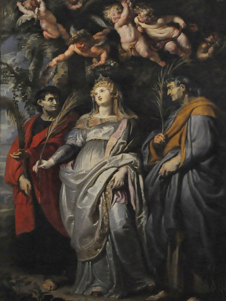 Virgin and Child with Saints Gregory, Maurus, Papia, Domitilla, Nereus and Achilleus