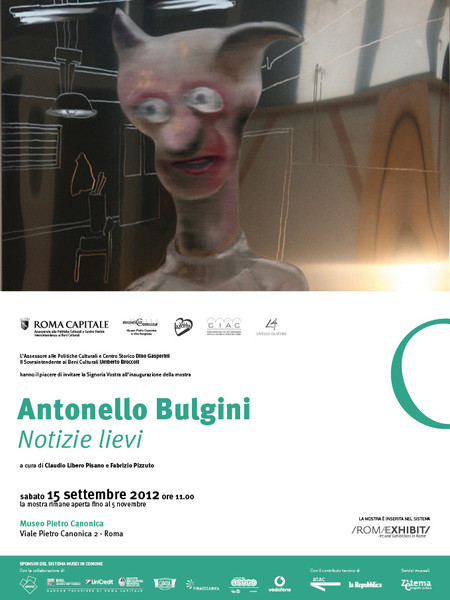 Antonello Bulgini, Notizie lievi, Museo Pietro Canonica, Roma