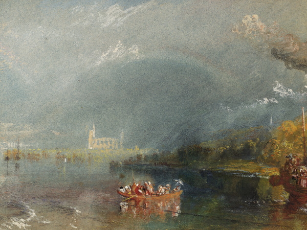 Joseph Mallord William Turner, Jumièges, 1832 circa, Guazzo e acquerello su carta, 191 x 139 mm, Tate, Accepted by the Nation as part of the Turner Bequest 1856 | Courtesy of Chiostro del Bramante 2018