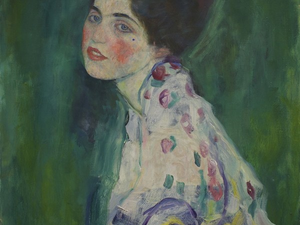 Gustav Klimt, Ritratto di Signora, 1916-17. Olio su tela, 68x55 cm. Galleria d'Arte Moderna Ricci Oddi Gustav Klimt, Ritratto di Signora, 1916-17. Olio su tela, 68x55 cm. Galleria d'Arte Moderna Ricci Oddi
