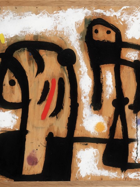 Joan Miró, Senza Titolo, 1978,  Olio su compensato, 64 x 64 cm