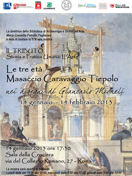 Le tre età: Masaccio Caravaggio Tiepolo nei disegni di Giancarlo Micheli