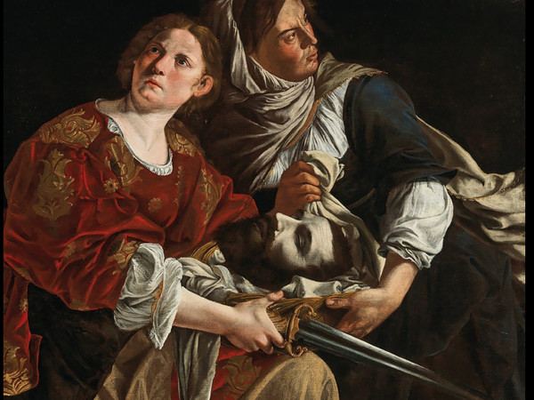 Artemisia Gentileschi, Giuditta e Abra con la testa di Oloferne, 1640-1645. Olio su tela, cm. 115x116,5. Terni, Fondazione Cassa di Risparmio di Terni e Narni, Collezione d’Arte