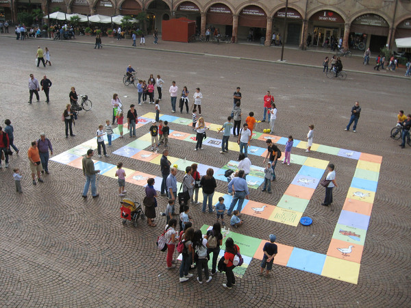 Gioco dell'Oca in Piazza dei Martiri, Carpi