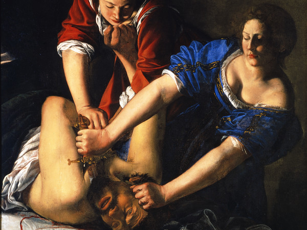 Artemisia Gentileschi, Giuditta decapita Oloferne, 1617, Olio su tela, 126 x 159 cm, Napoli, Museo di Capodimonte | © Museo e Real Bosco di Capodimonte - su concessione del Ministero dei Beni e delle Attività Culturali e del Turismo (L’opera sarà presente in mostra a partire da febbraio)