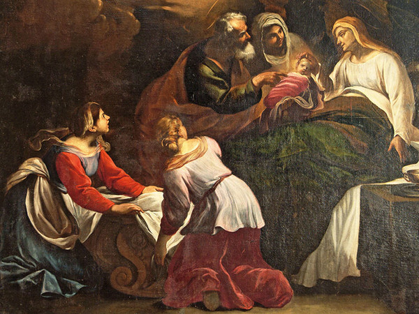 Giacinto Brandi. La nascita della Vergine, Chiesa di San Giuseppe Artigiano, L'Aquila