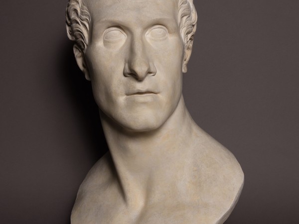 Antonio Canova, Autoritratto, gesso, 1812. Bassano del Grappa, Museo Civico 