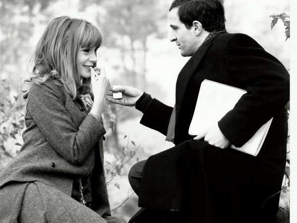 Françoise Dorleac e François Truffaut